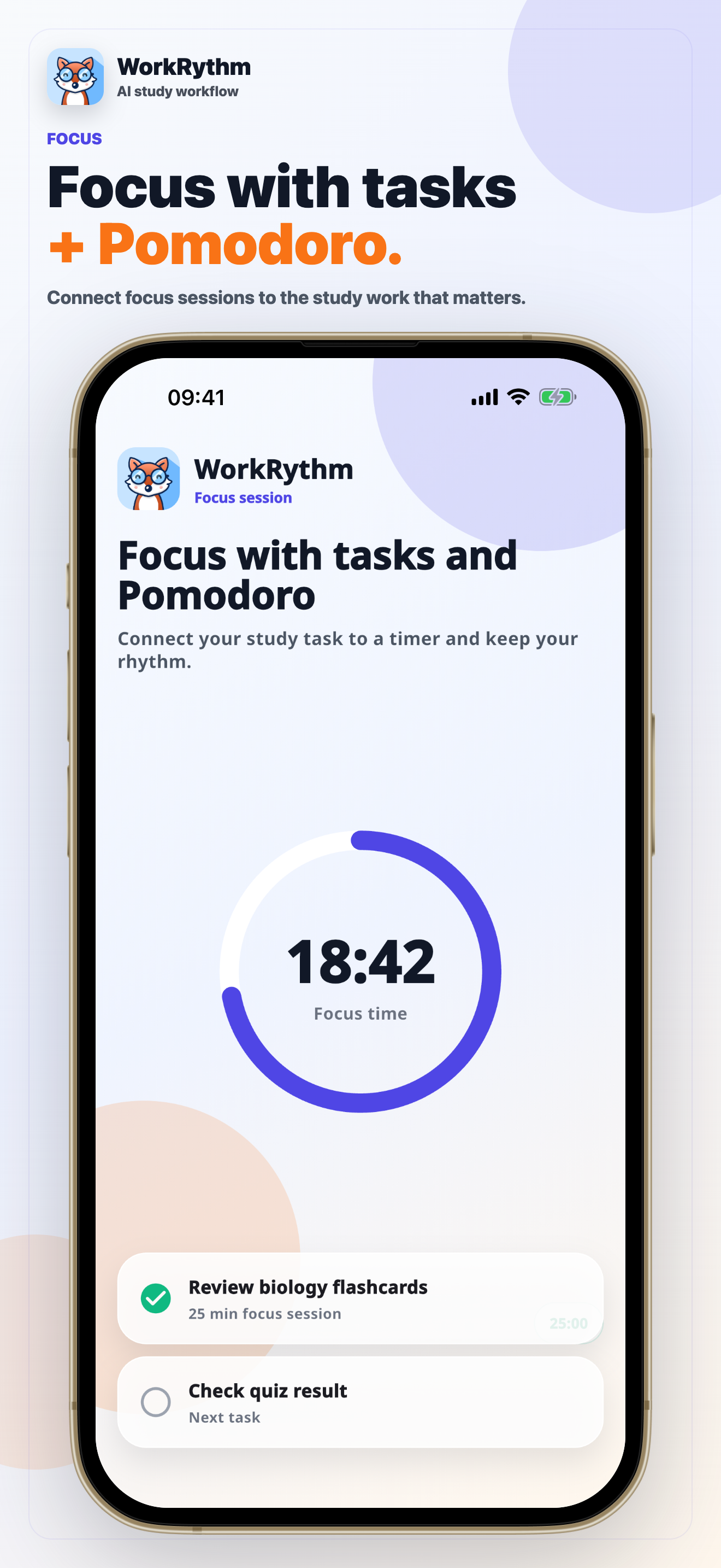 WorkRythm Pomodoro